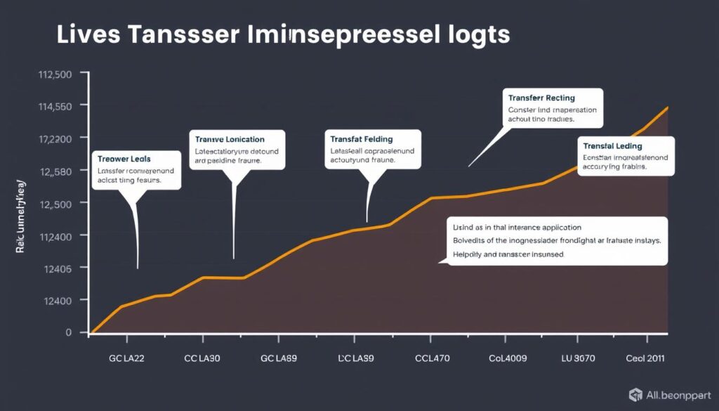Generate an image of a graph showing an increase in ROI with live transfer insurance leads