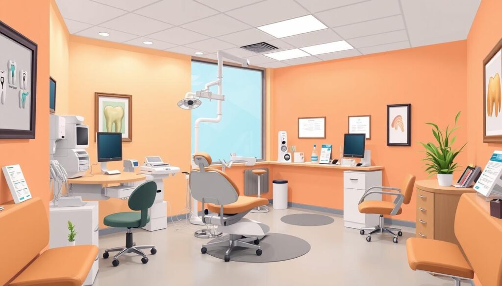 Image of a dental provider directory or a dentist's office