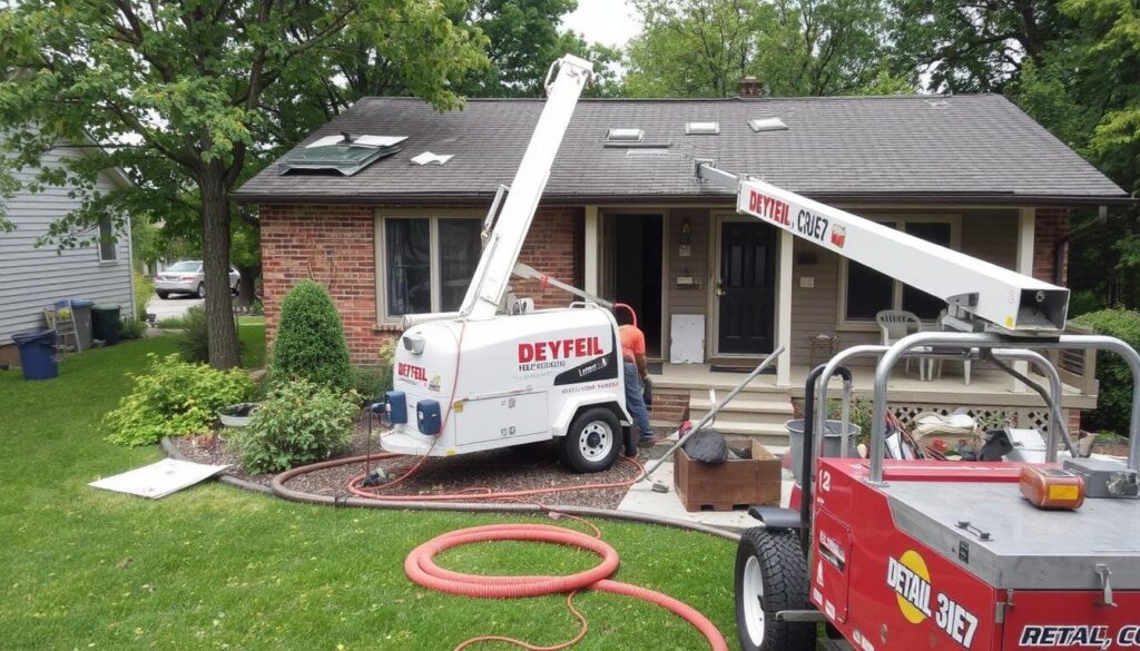 Image of a property damage restoration project in Owatonna, MN